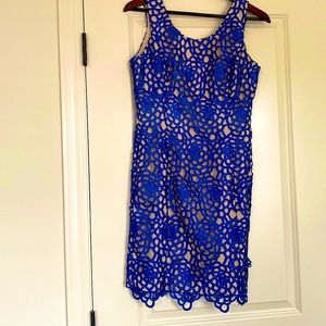 Minuet / Cobalt blue / lace dress worn once